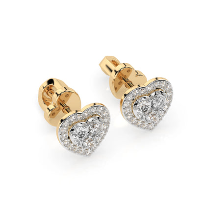 Illusion-Ohrringe (Rund), 0.17 ct — 102-10096