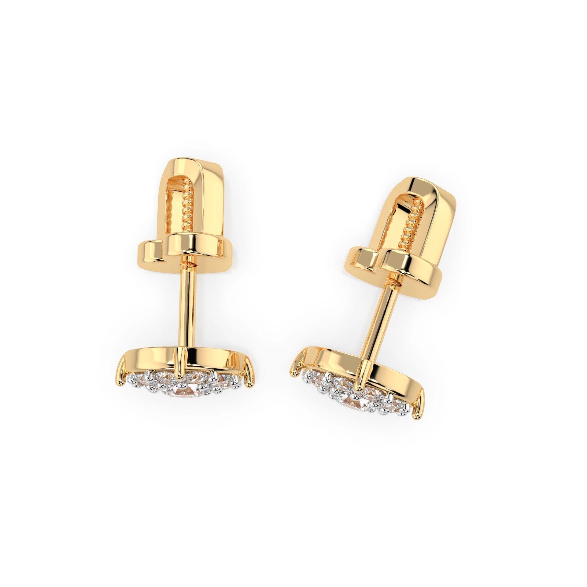 Solitär-Eternity-Ohrringe (Rund), 0.2 ct — 102-10017(3.0)