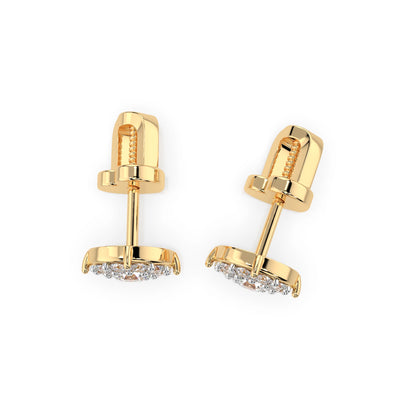 Solitär-Eternity-Ohrringe (Rund), 0.2 ct — 102-10017(3.0)