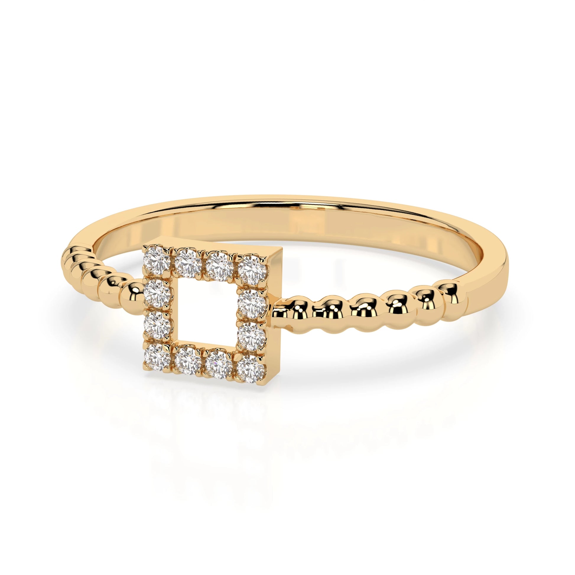 Minimalismus-Ring (Rund), 0.07 ct — 101-10053