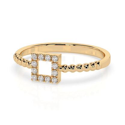 Minimalismus-Ring (Rund), 0.07 ct — 101-10053