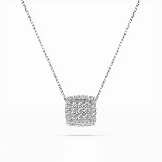 Illusion-Halskette (Rund), 0.12 ct — 104-10035
