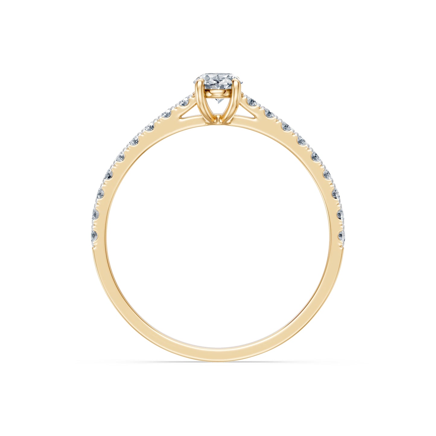 Solitär-Eternity-Ring, 0.3 ct — 101-10191(0.30)OV