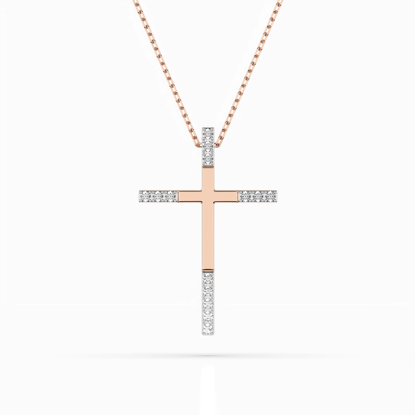 Minimalismus-Halskette (Rund), 0.08 ct — 104-10016