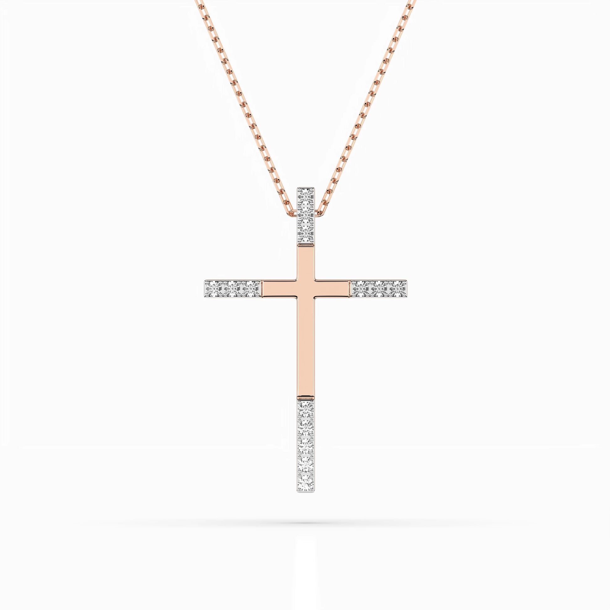 Minimalismus-Halskette (Rund), 0.08 ct — 104-10016