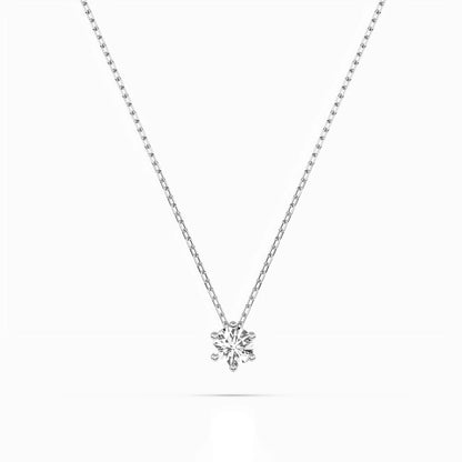 Solitär-Halskette (Rund), 0.15 ct — 104-10003(3.4)