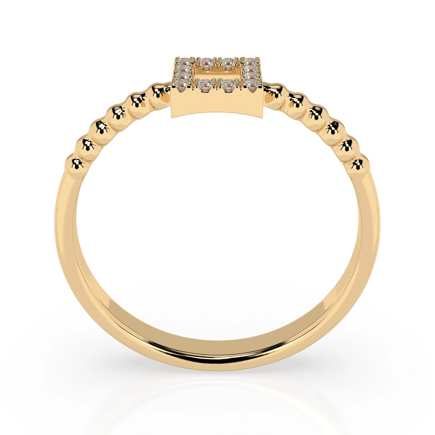 Minimalismus-Ring (Rund), 0.07 ct — 101-10053