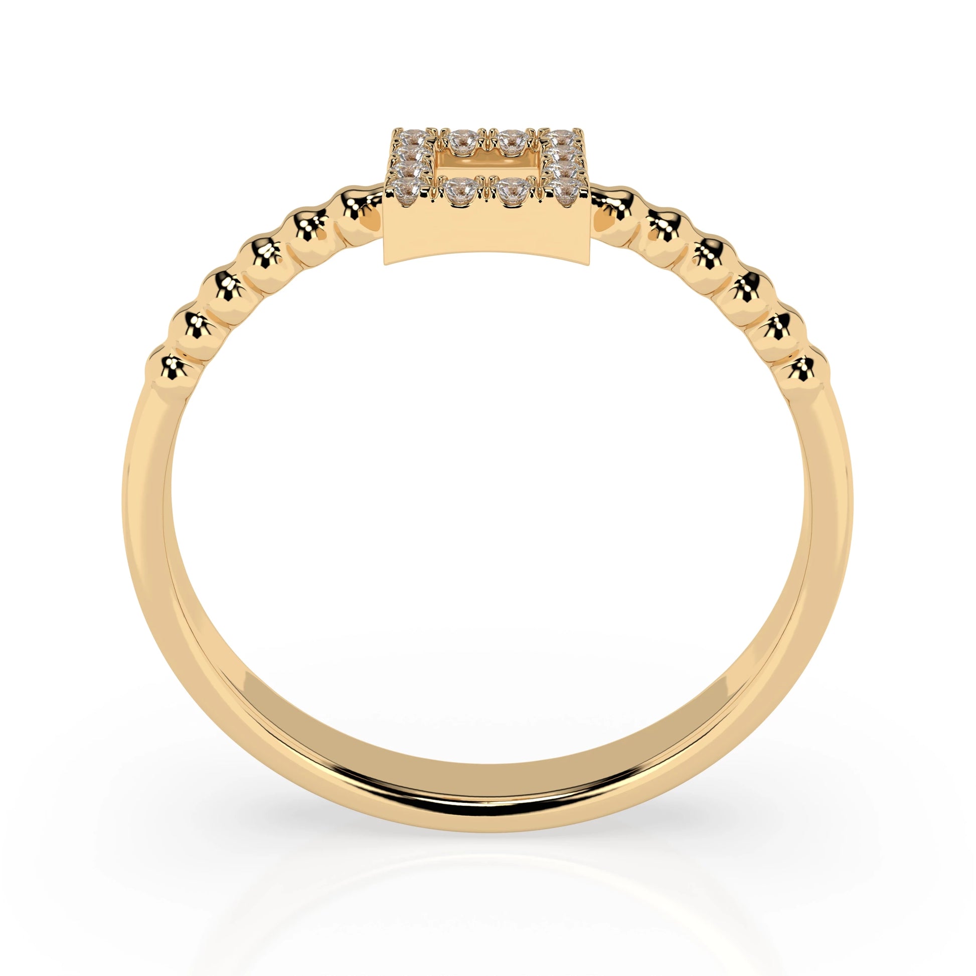 Minimalismus-Ring (Rund), 0.07 ct — 101-10053