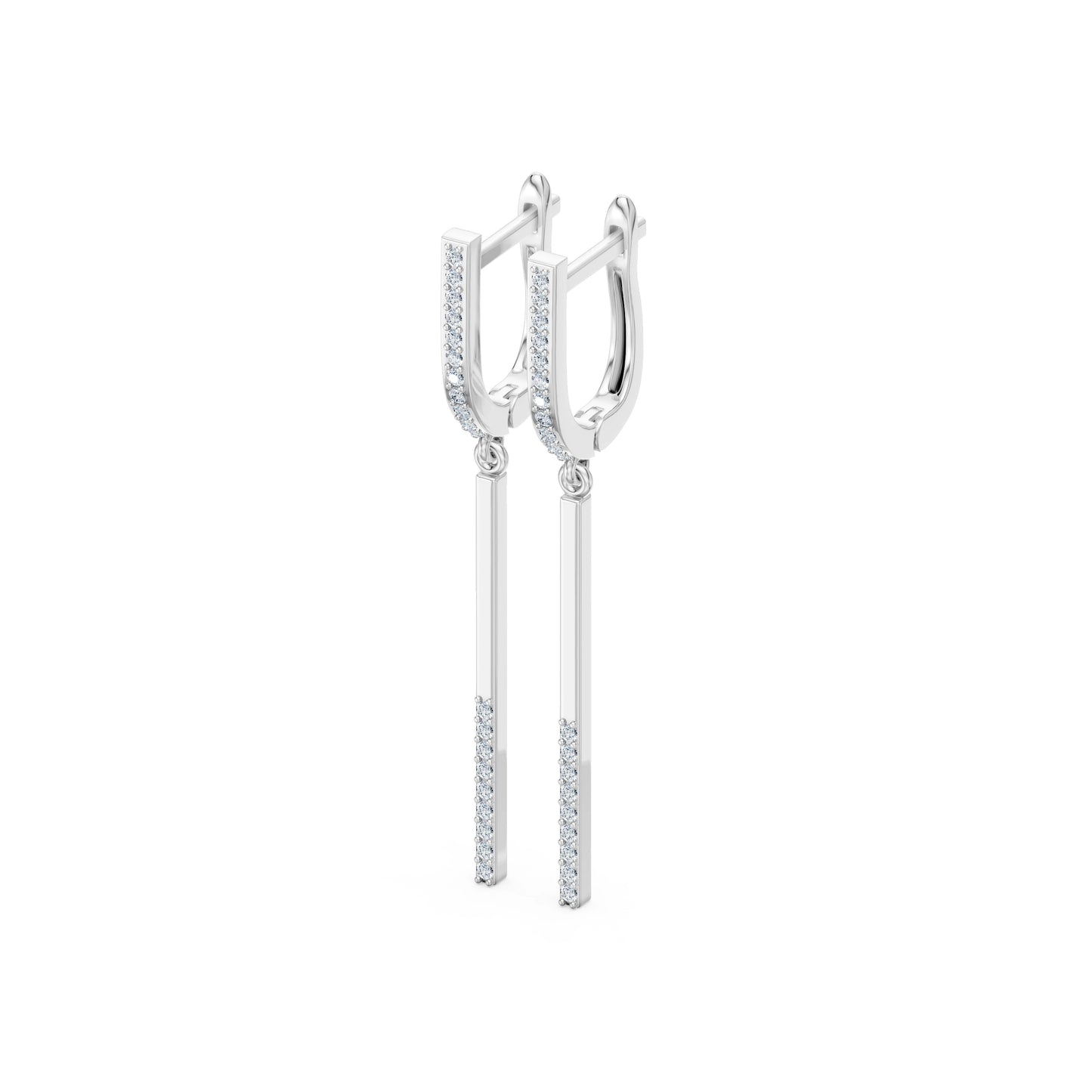 Minimalismus-Ohrringe, 0.24 ct — 102-10129/5