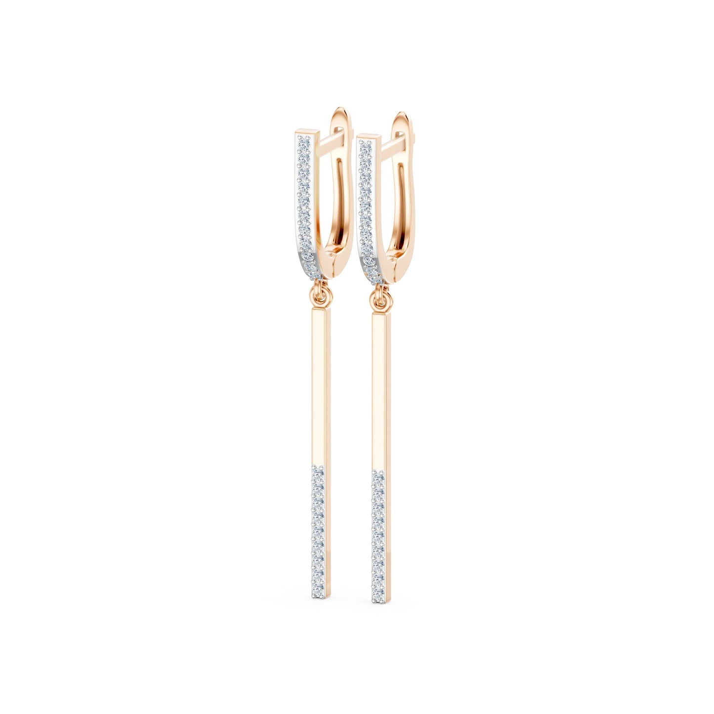 Minimalismus-Ohrringe, 0.24 ct — 102-10129/5