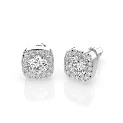 Solitär-Eternity-Ohrringe (Rund), 0.8 ct — 102-10152(4.7)