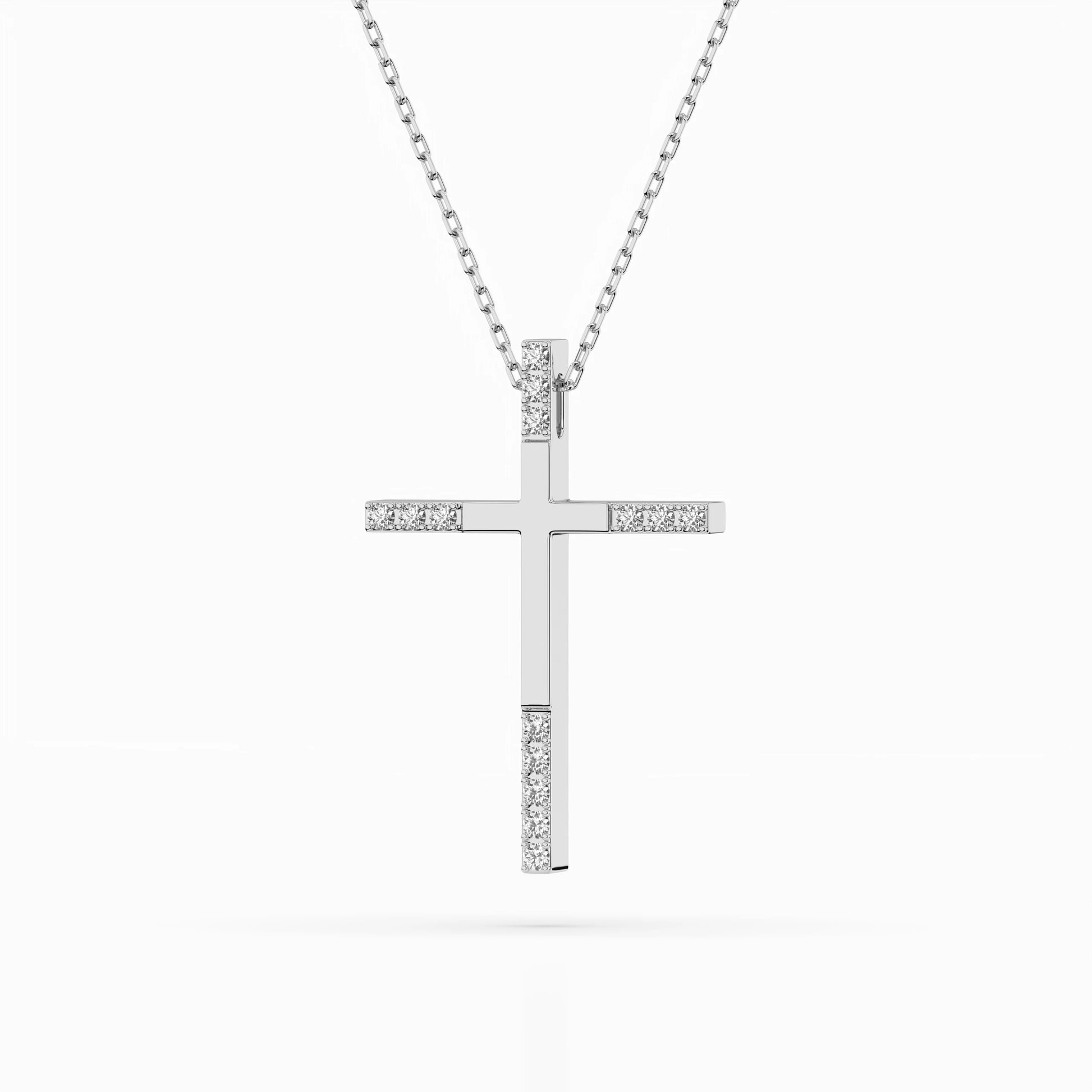 Minimalismus-Halskette (Rund), 0.08 ct — 104-10016