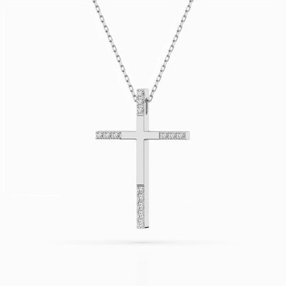Minimalismus-Halskette (Rund), 0.08 ct — 104-10016