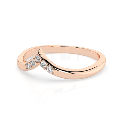 Minimalismus-Ring (Rund), 0.05 ct — 101-10161/2