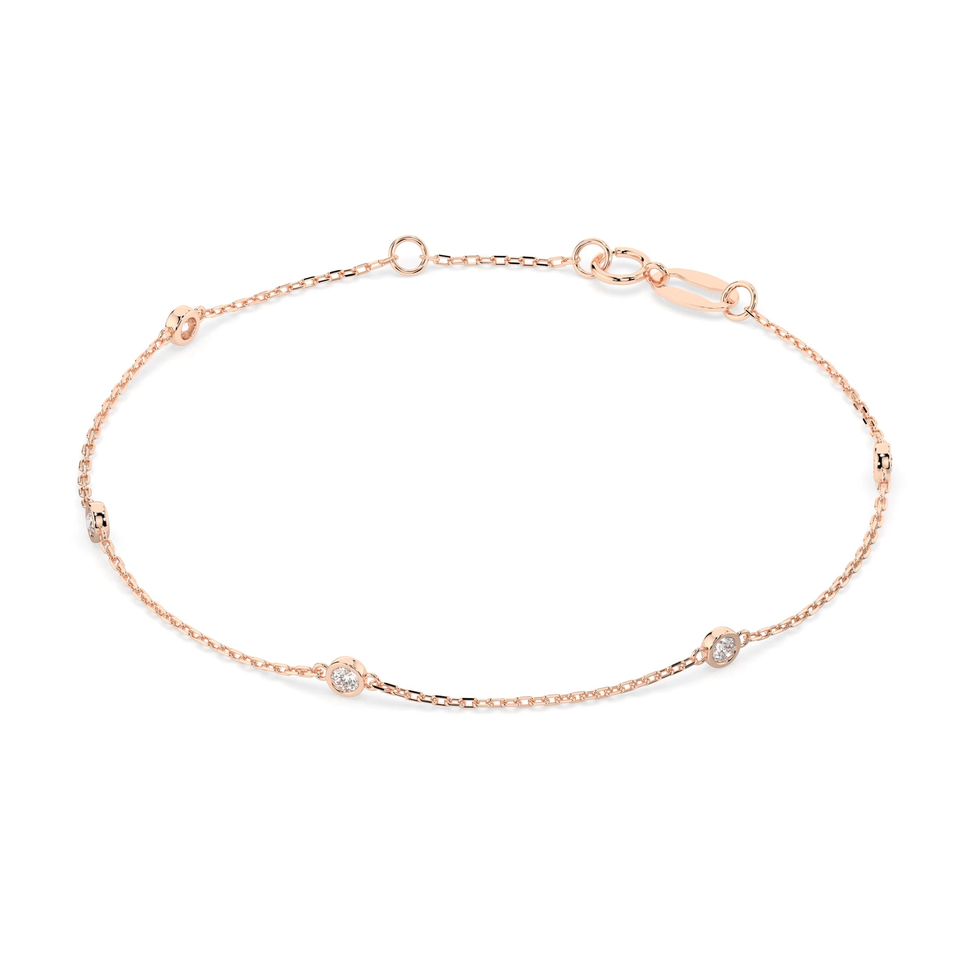 Minimalismus-Armband (Rund), 0.14 ct — 105-10008/5(1.9)