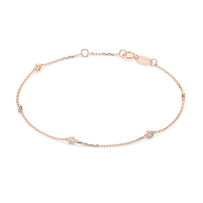 Minimalismus-Armband (Rund), 0.14 ct — 105-10008/5(1.9)
