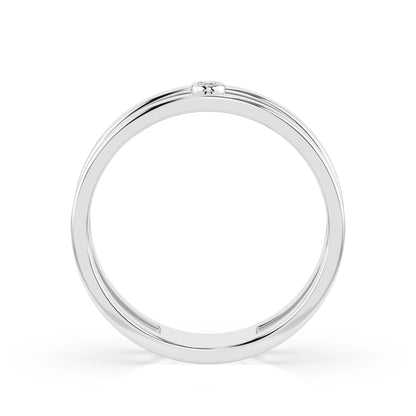 Minimalismus-Ring (Rund), 0.02 ct — 101-10064