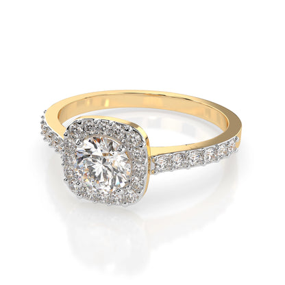 Solitär-Eternity-Ring (Rund), 0.5 ct — 101-10152(5.1)