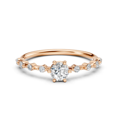 Solitär-Eternity-Ring (Rund), 0.4 ct — 101-10144(4.7)