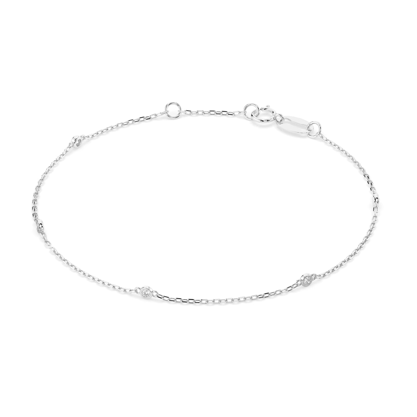 Minimalismus-Armband (Rund), 0.07 ct — 105-10008/5(1.4)