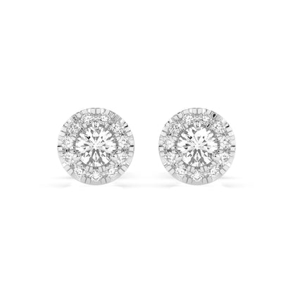 Solitär-Eternity-Ohrringe (Rund), 0.24 ct — 102-10095(3.1)