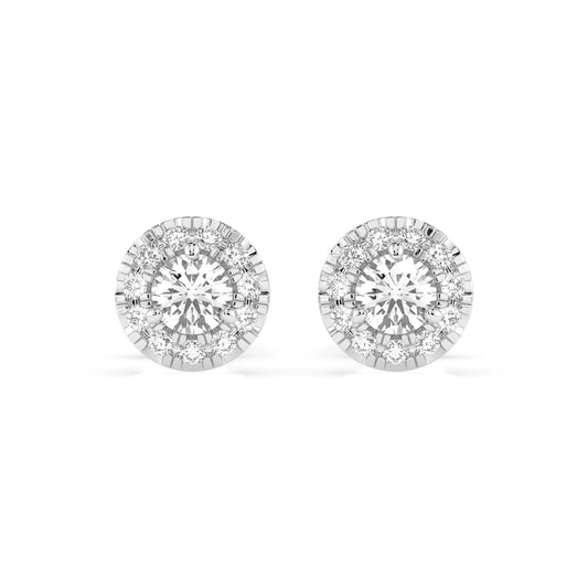 Solitär-Eternity-Ohrringe (Rund), 0.24 ct — 102-10095(3.1)