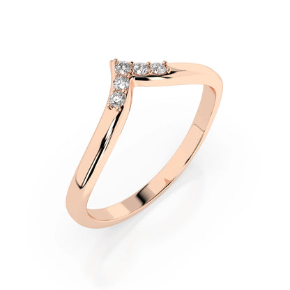 Minimalismus-Ring (Rund), 0.05 ct — 101-10161/2