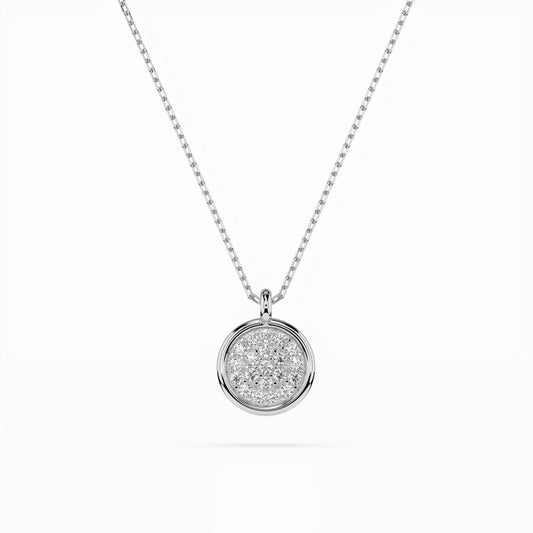 Illusion-Halskette (Rund), 0.12 ct — 104-10022
