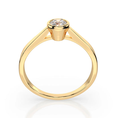 Solitär-Ring (Rund), 0.3 ct — 101-10010(4.2)