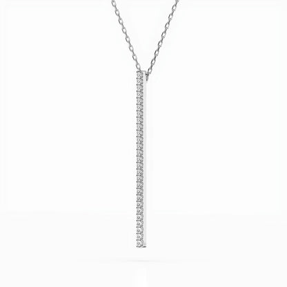 Minimalismus-Halskette (Rund), 0.14 ct — 104-10050