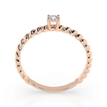 Solitär-Ring (Rund), 0.06 ct — 101-10038(2.5)