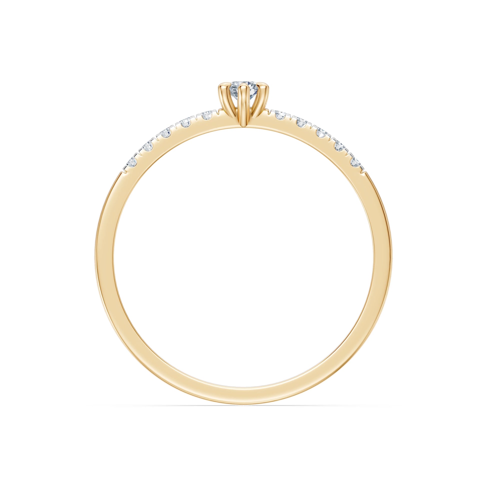 Solitär-Eternity-Ring, 0.07 ct — 101-10126/4(2.6)
