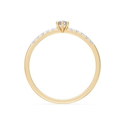 Solitär-Eternity-Ring, 0.07 ct — 101-10126/4(2.6)