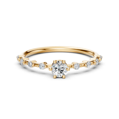 Solitär-Eternity-Ring (Rund), 0.3 ct — 101-10144(4.2)