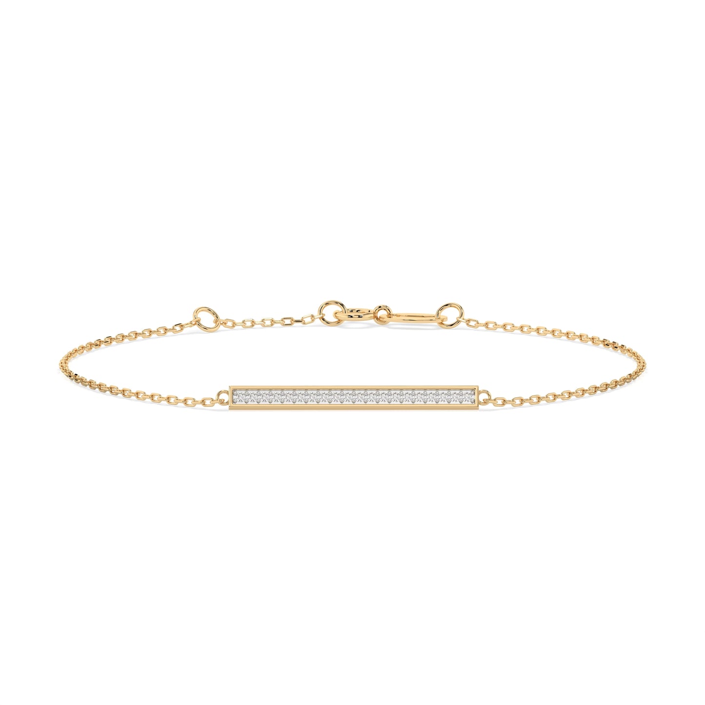 Minimalismus-Armband (Rund), 0.1 ct — 105-10017