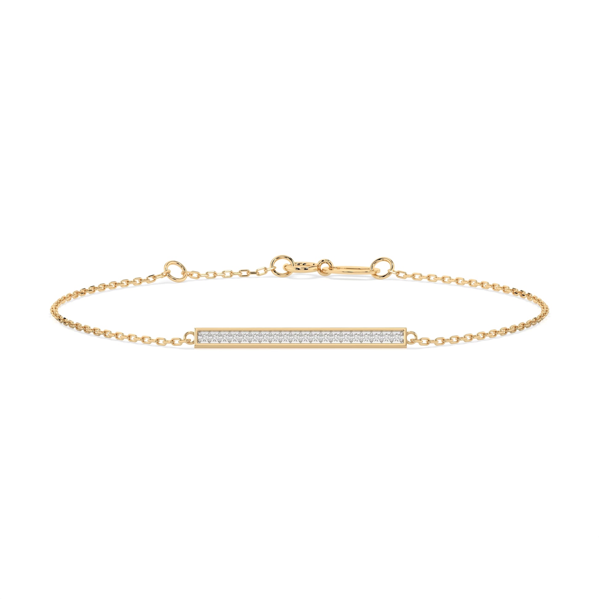 Minimalismus-Armband (Rund), 0.1 ct — 105-10017