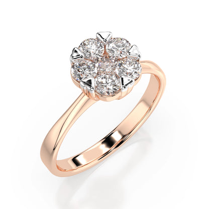 Illusion-Ring (Rund), 0.15 ct — 101-10015/1(3.4)