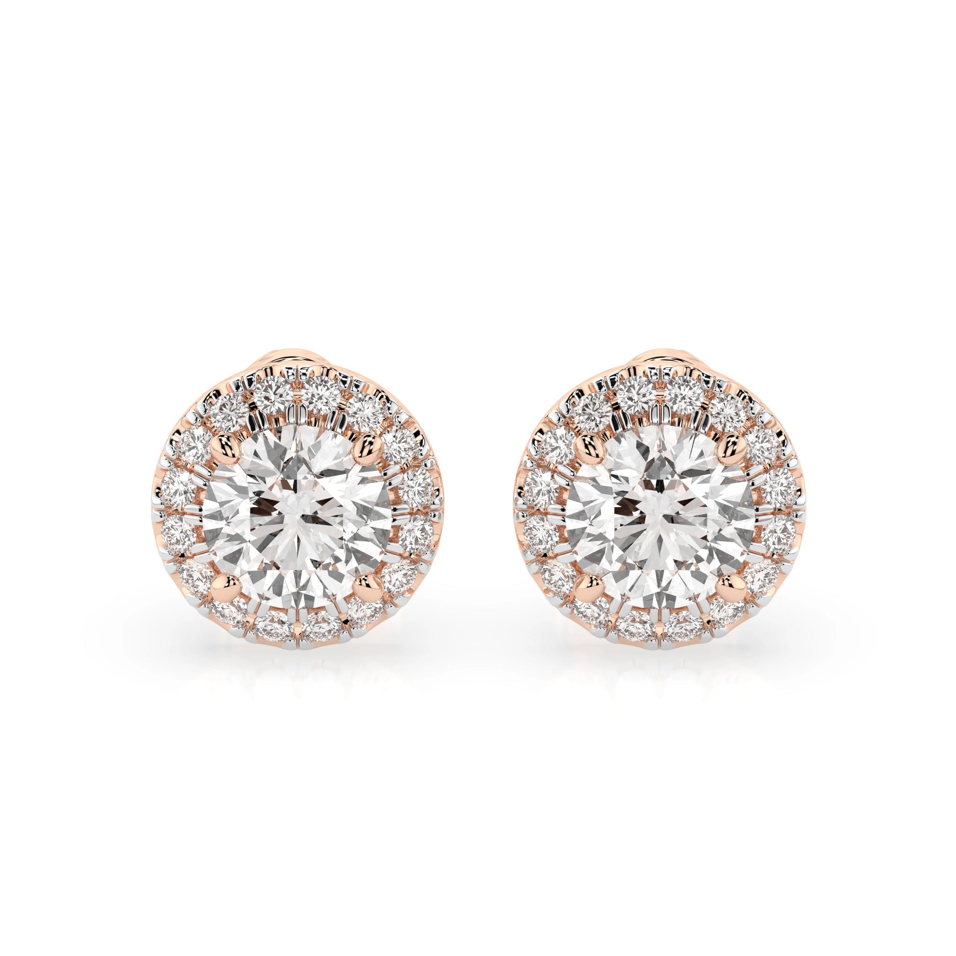 Solitär-Eternity-Ohrringe (Rund), 1.0 ct — 102-10095(5.1)