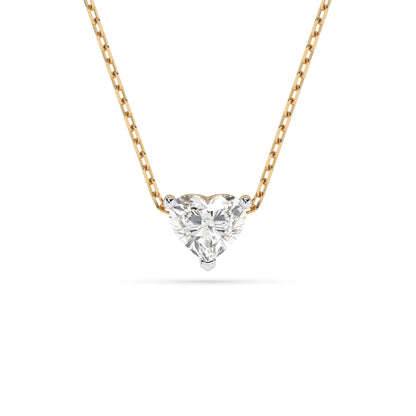 Solitär-Halskette (Herz), 0.3 ct — 104-10066(0.30)HRT
