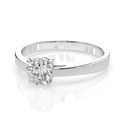 Solitär-Ring (Rund), 0.5 ct — 101-10012/1(5.1)