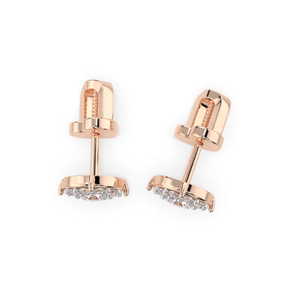 Solitär-Eternity-Ohrringe (Rund), 0.2 ct — 102-10017(3.0)