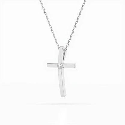 Minimalismus-Halskette (Rund), 0.03 ct — 104-10031
