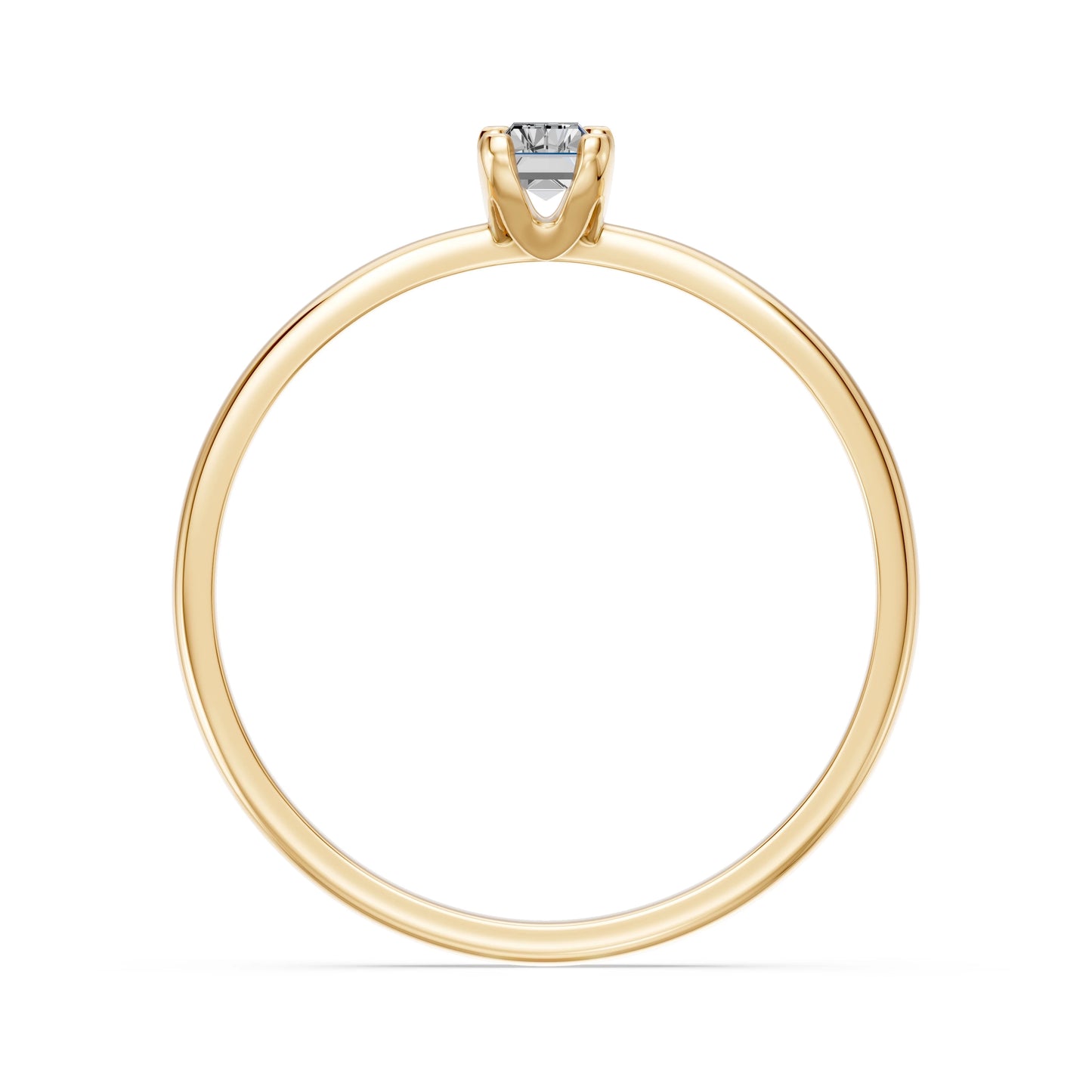 Solitär-Ring, 0.3 ct — 101-10194(0.30)BAQ