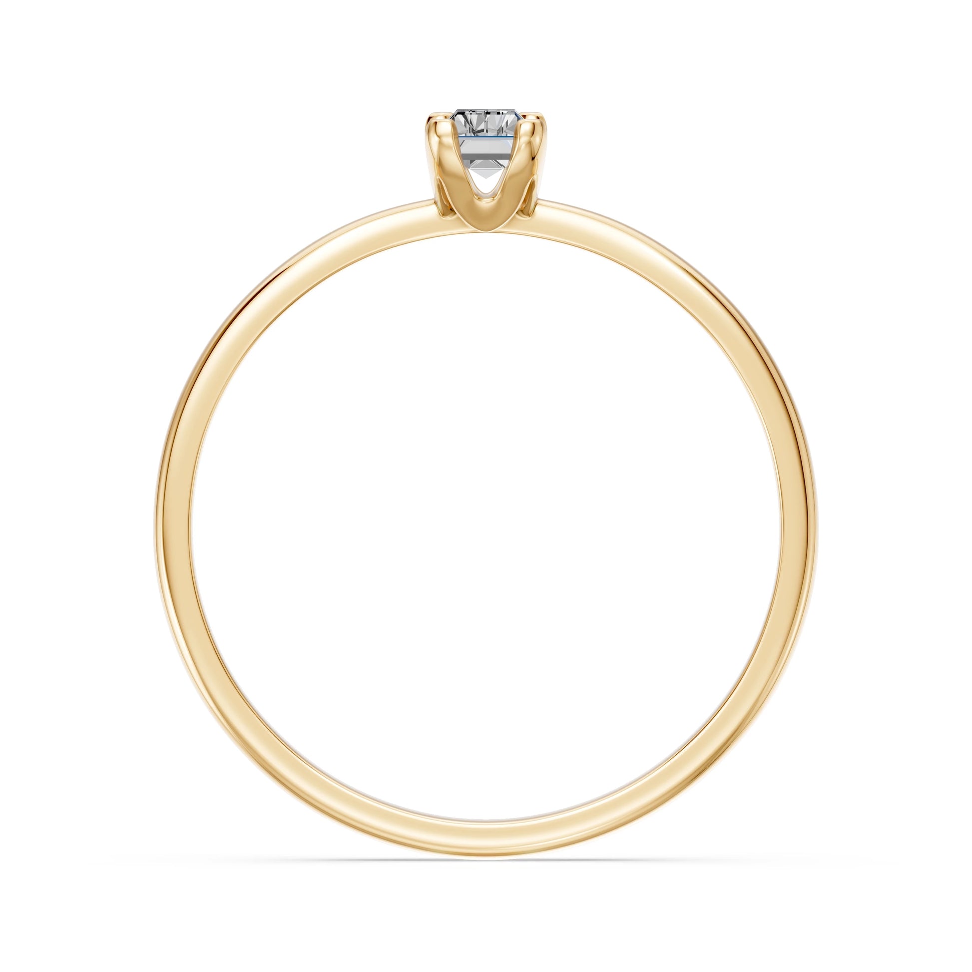 Solitär-Ring, 0.3 ct — 101-10194(0.30)BAQ
