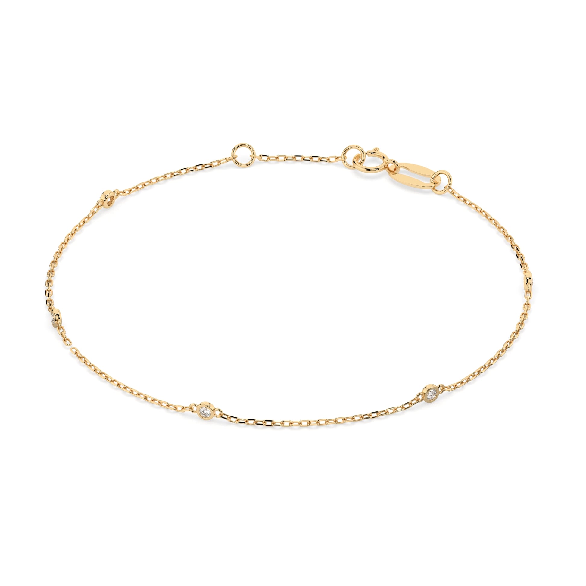 Minimalismus-Armband (Rund), 0.07 ct — 105-10008/5(1.4)