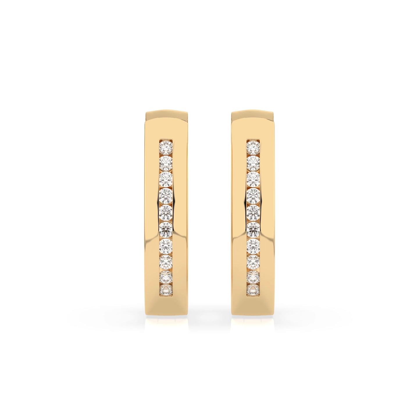 Eternity-Ohrringe (Rund), 0.16 ct — 102-10047