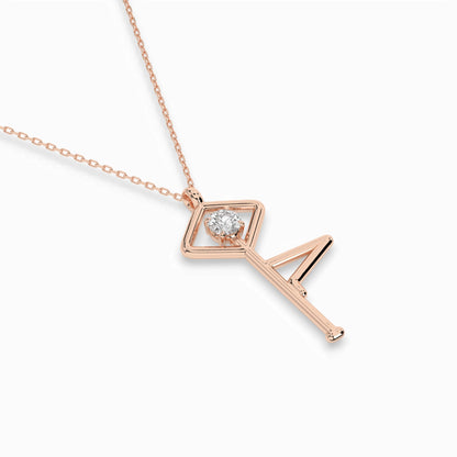 Minimalismus-Halskette (Rund), 0.1 ct — 104-10063