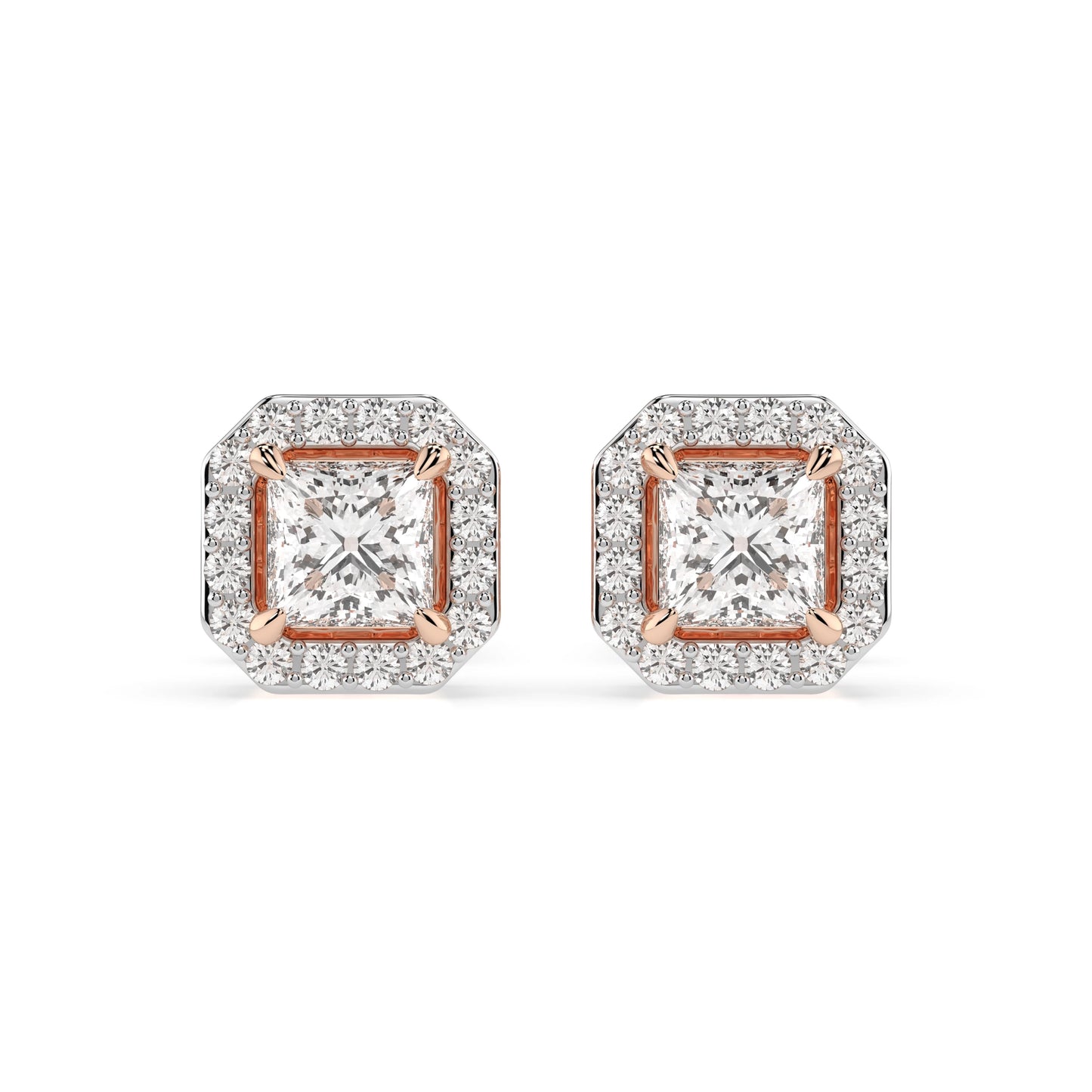 Solitär-Eternity-Ohrringe (Prinzess), 0.34 ct — 102-10115(3.0)PR