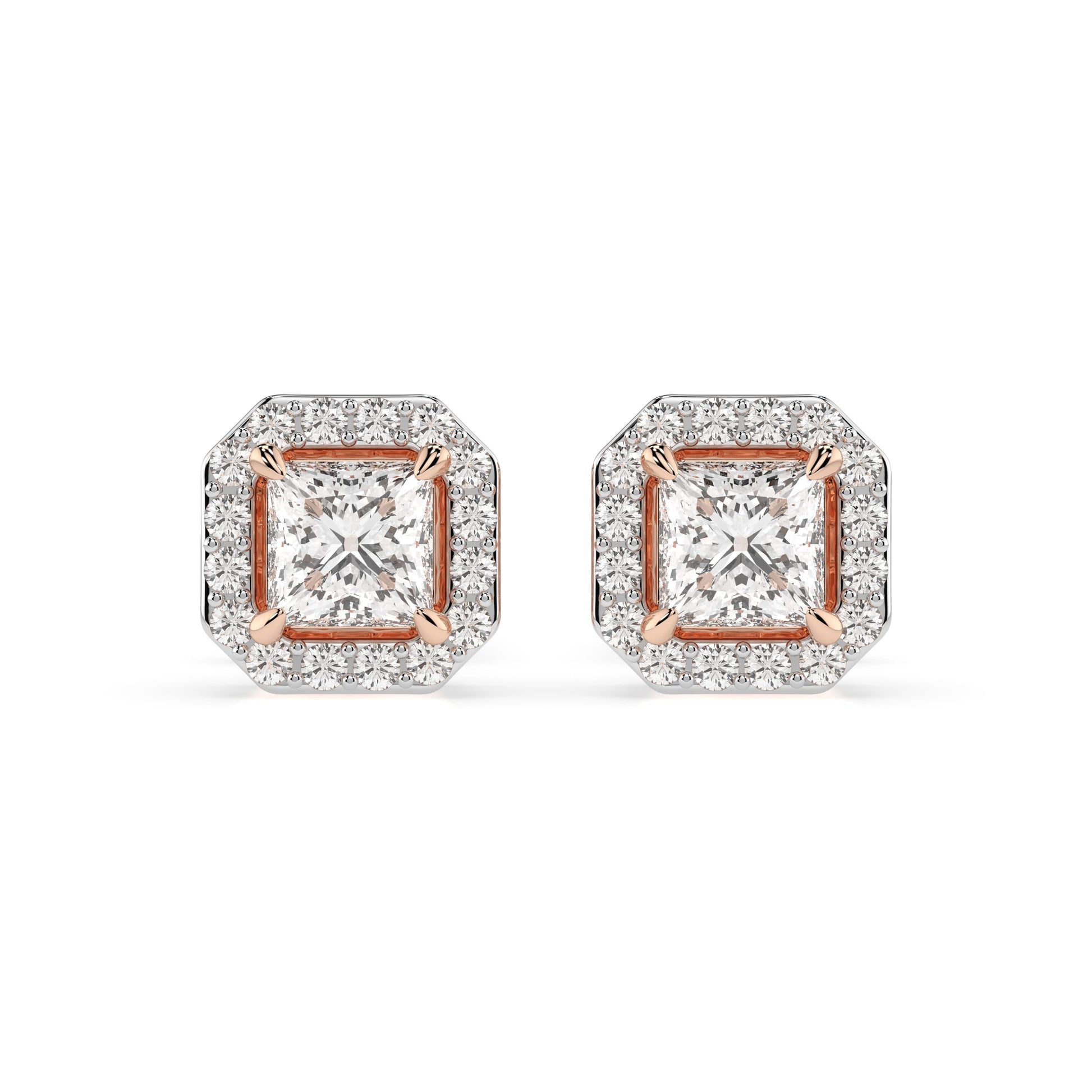 Solitär-Eternity-Ohrringe (Prinzess), 0.34 ct — 102-10115(3.0)PR