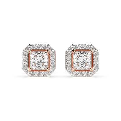 Solitär-Eternity-Ohrringe (Prinzess), 0.34 ct — 102-10115(3.0)PR
